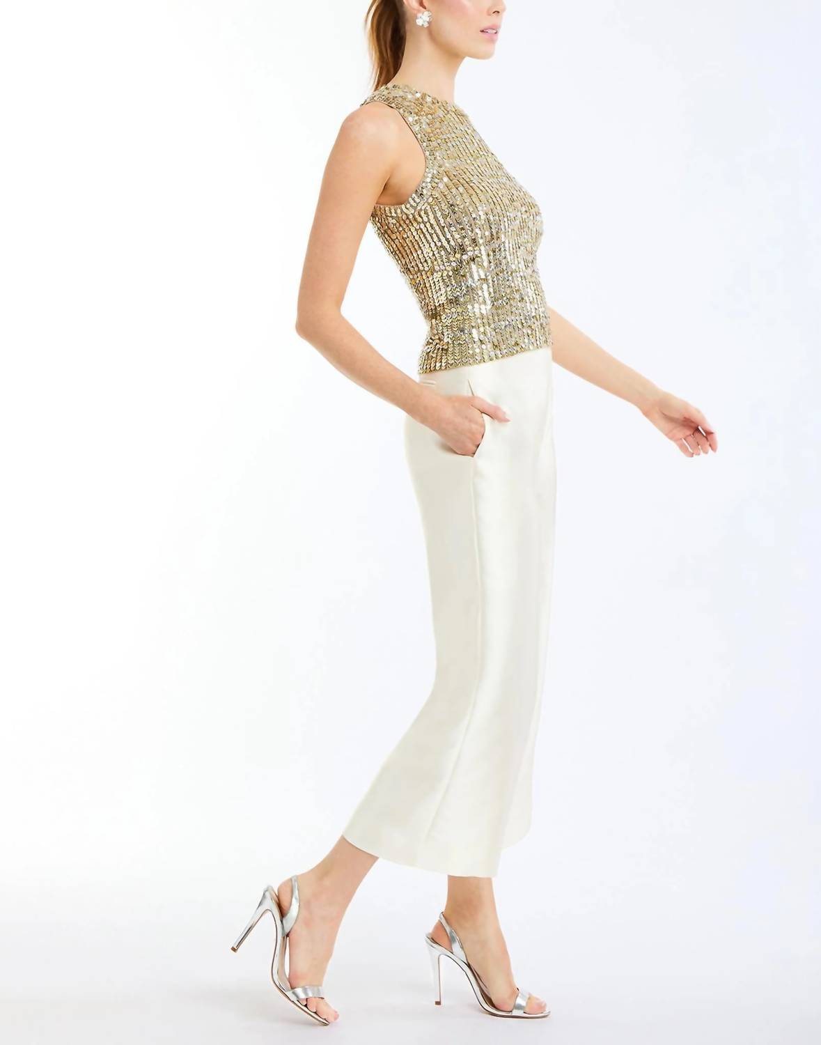 Mestiza New York - Cropped Shantung Pant