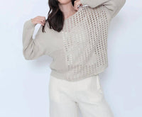 Blueberry - Weave Sweater