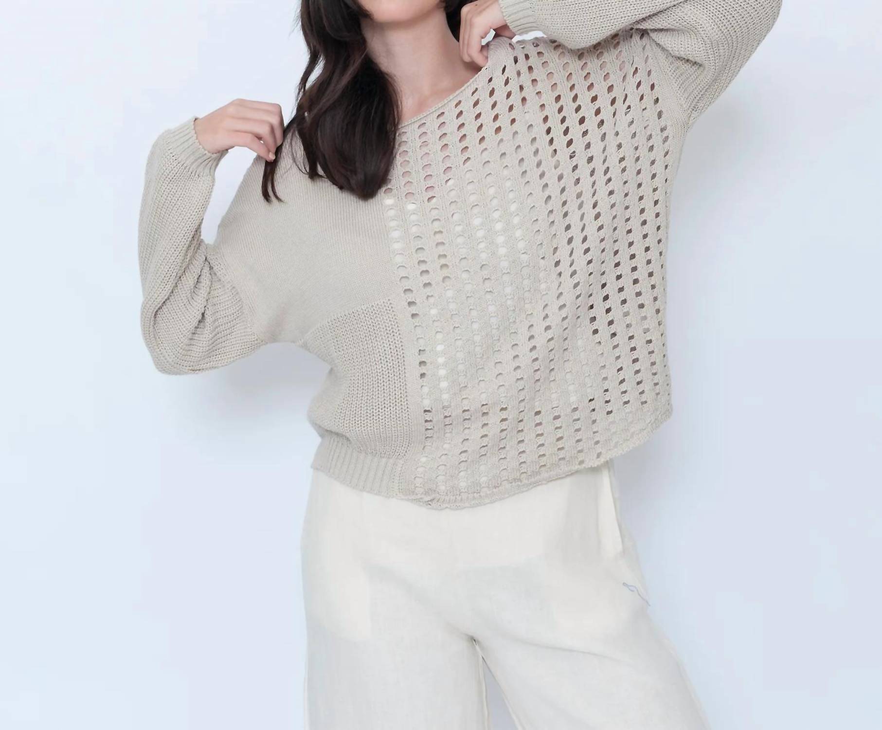 Blueberry - Weave Sweater