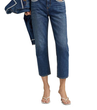 Ramy Brook - Crochet Trim Straight Leg Jeans