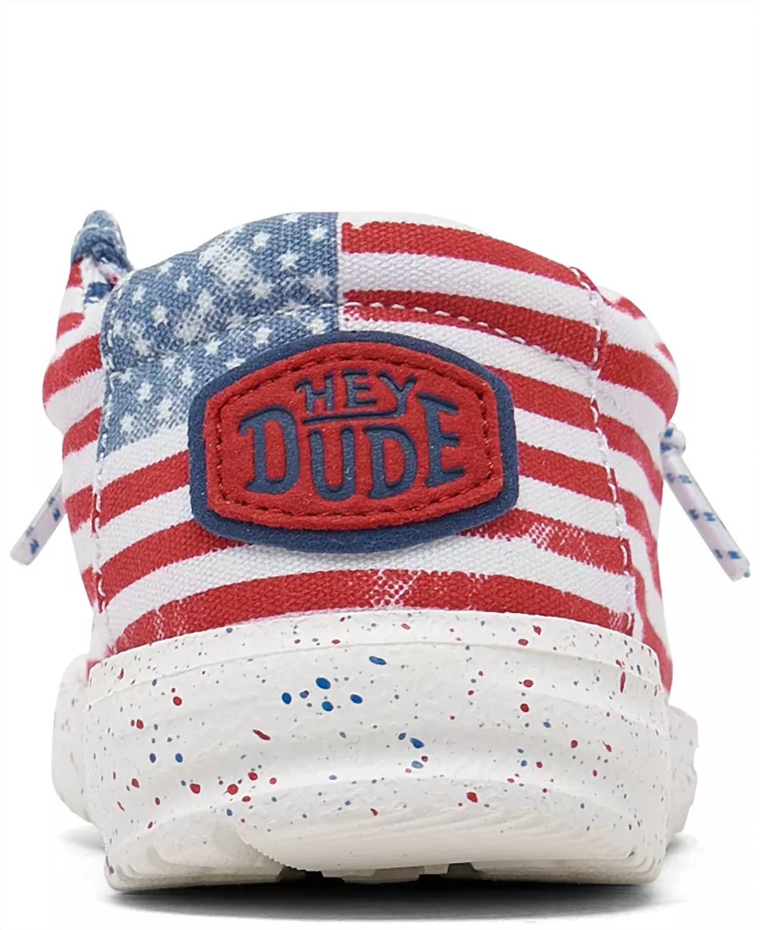 Hey Dude - Kid's Wally Patriotic Casual Moccasin Sneakers