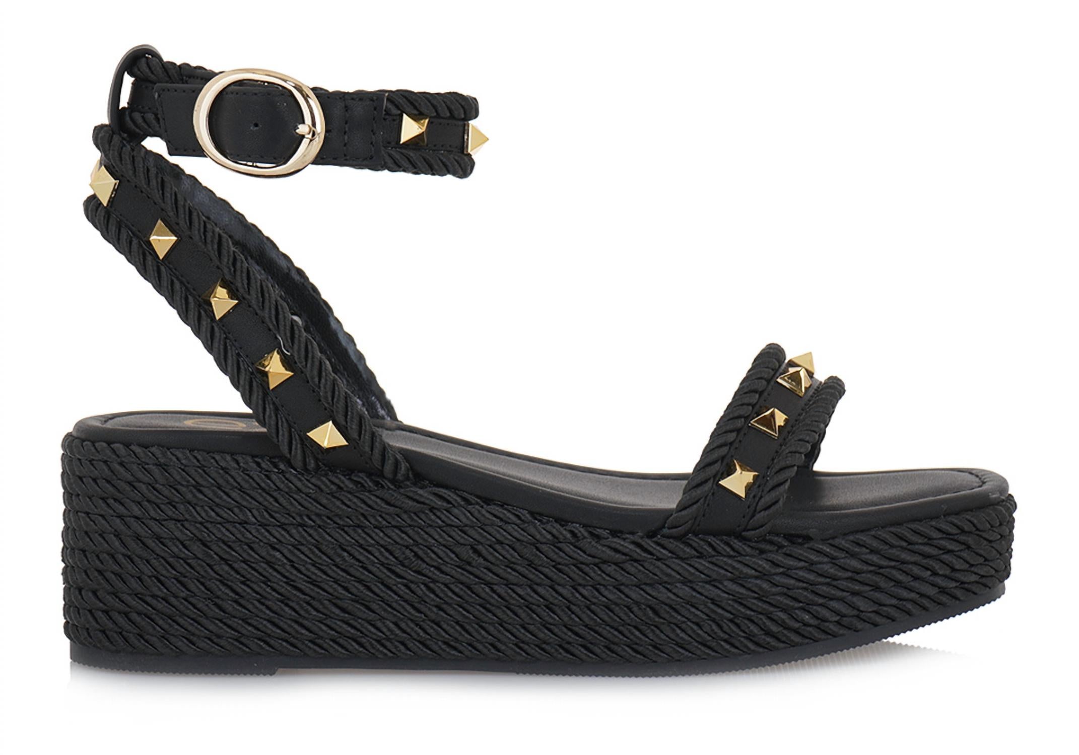 Exe Women's Paula-11 Sandal in black - women's sandal - detail view