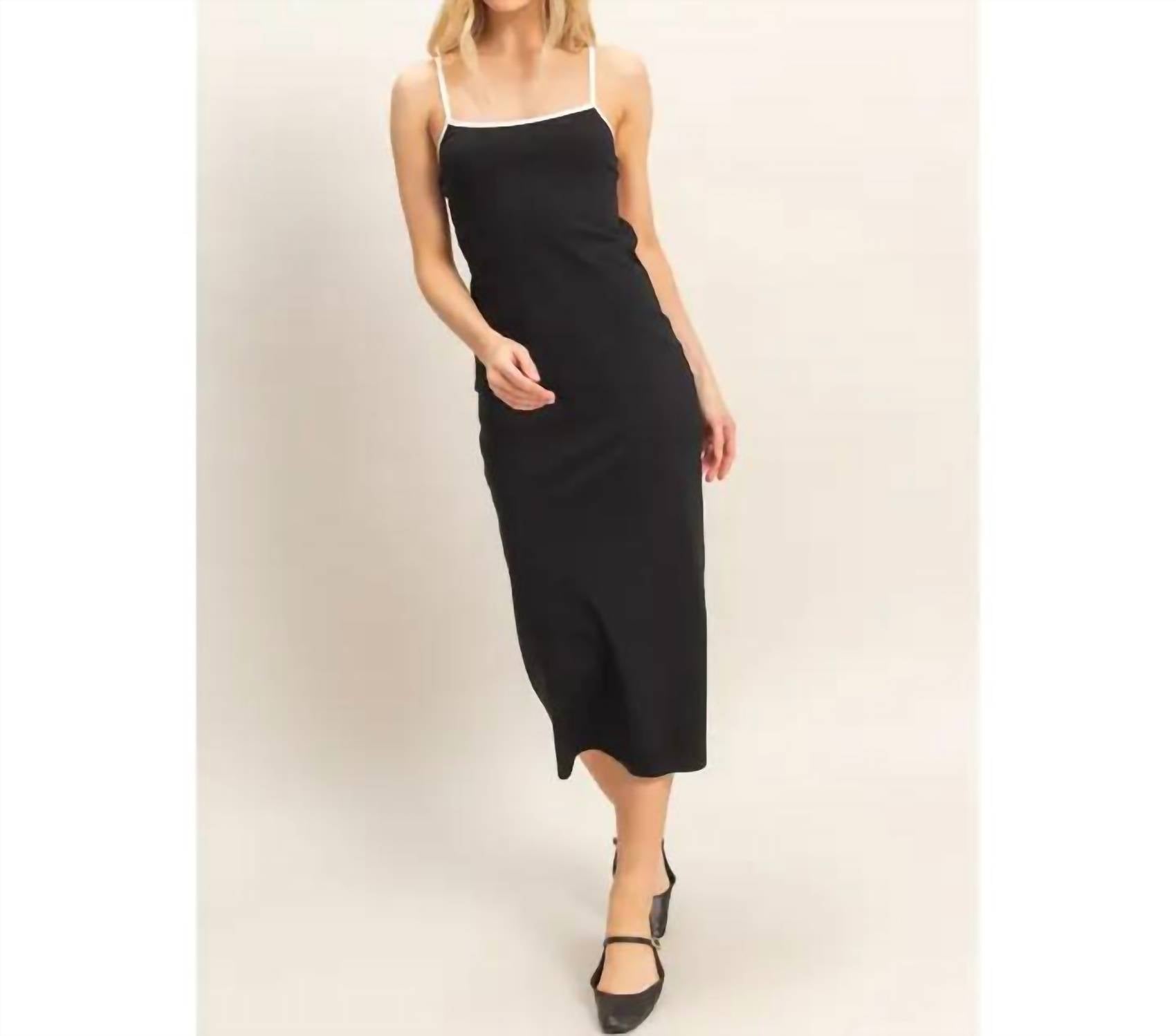 Hyfve - Spaghetti Strap Bodycon Dress