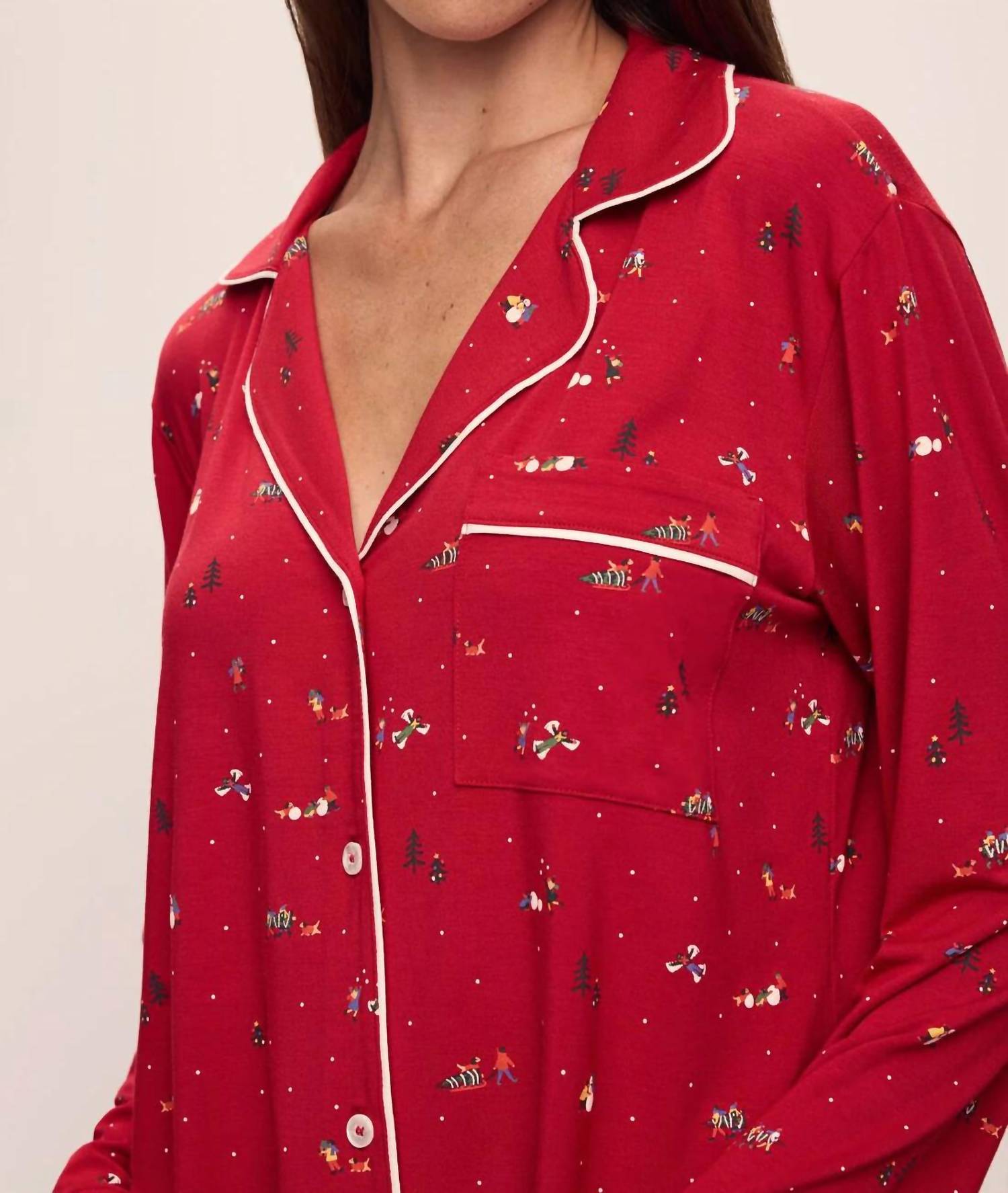 Eberjey - Gisele Printed Long Pj Set