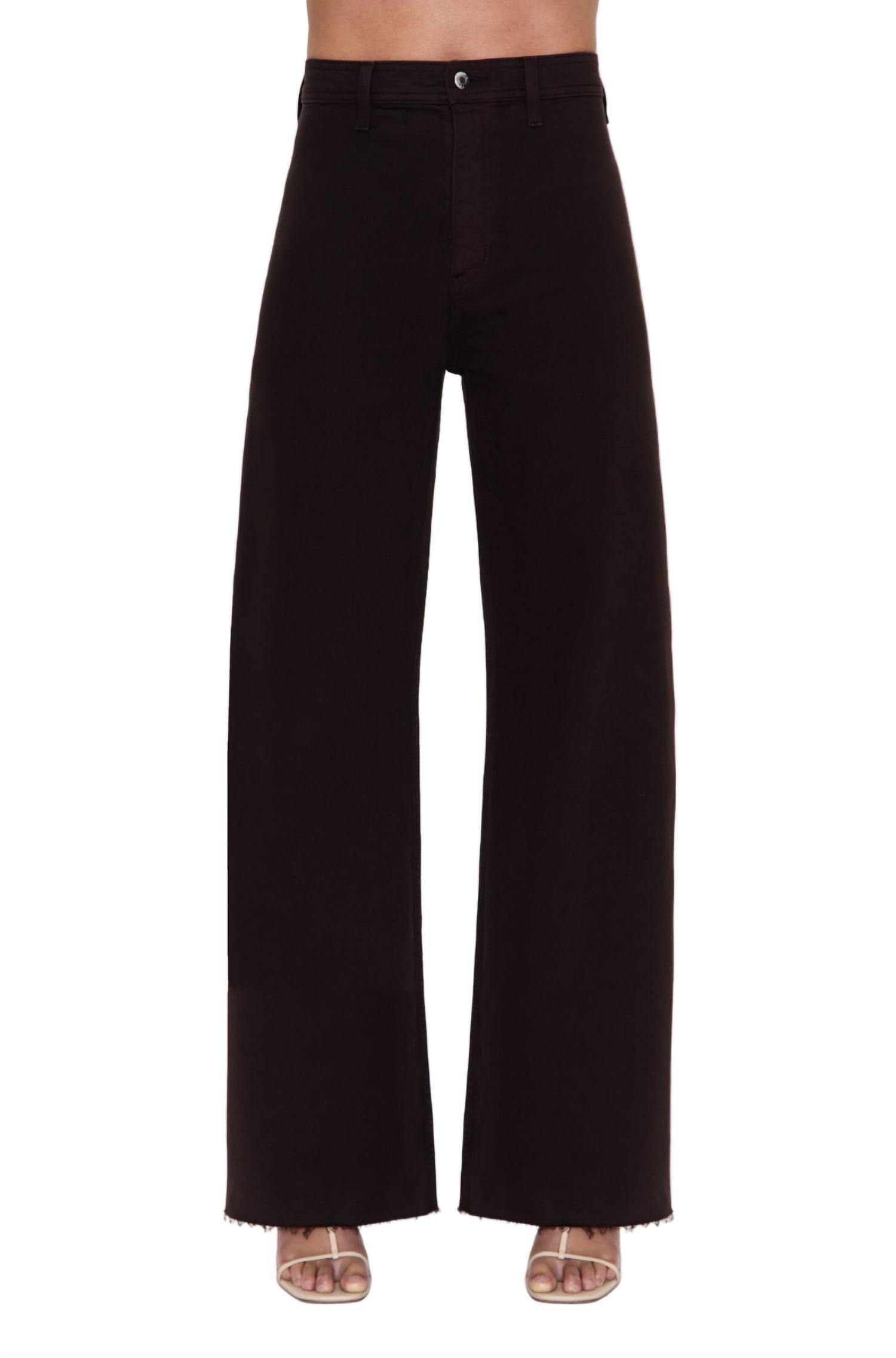 PISTOLA Penny Wide Leg Utility Jeans in mocha - women's pants