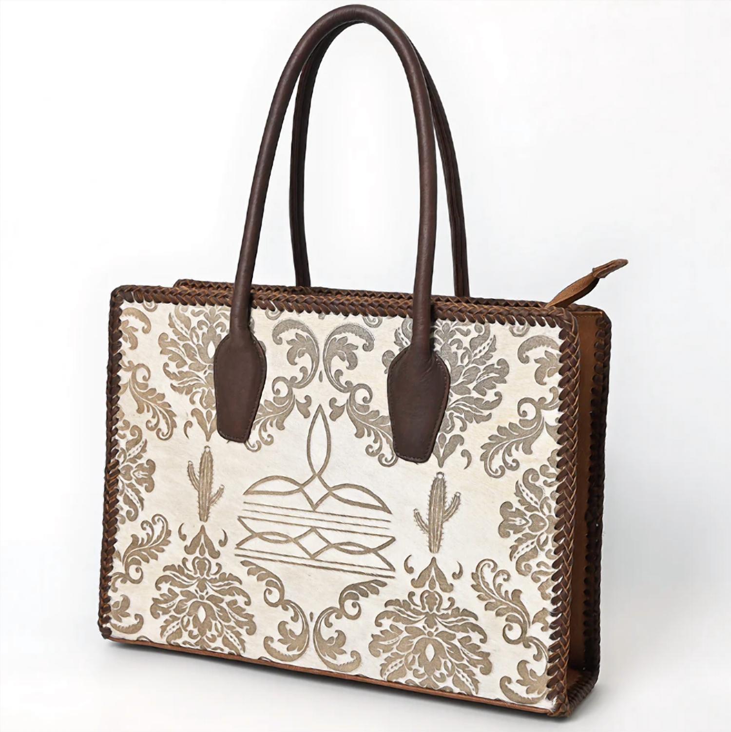 American Darling - Women's Hair On Genuine Western Leather Tote Bag