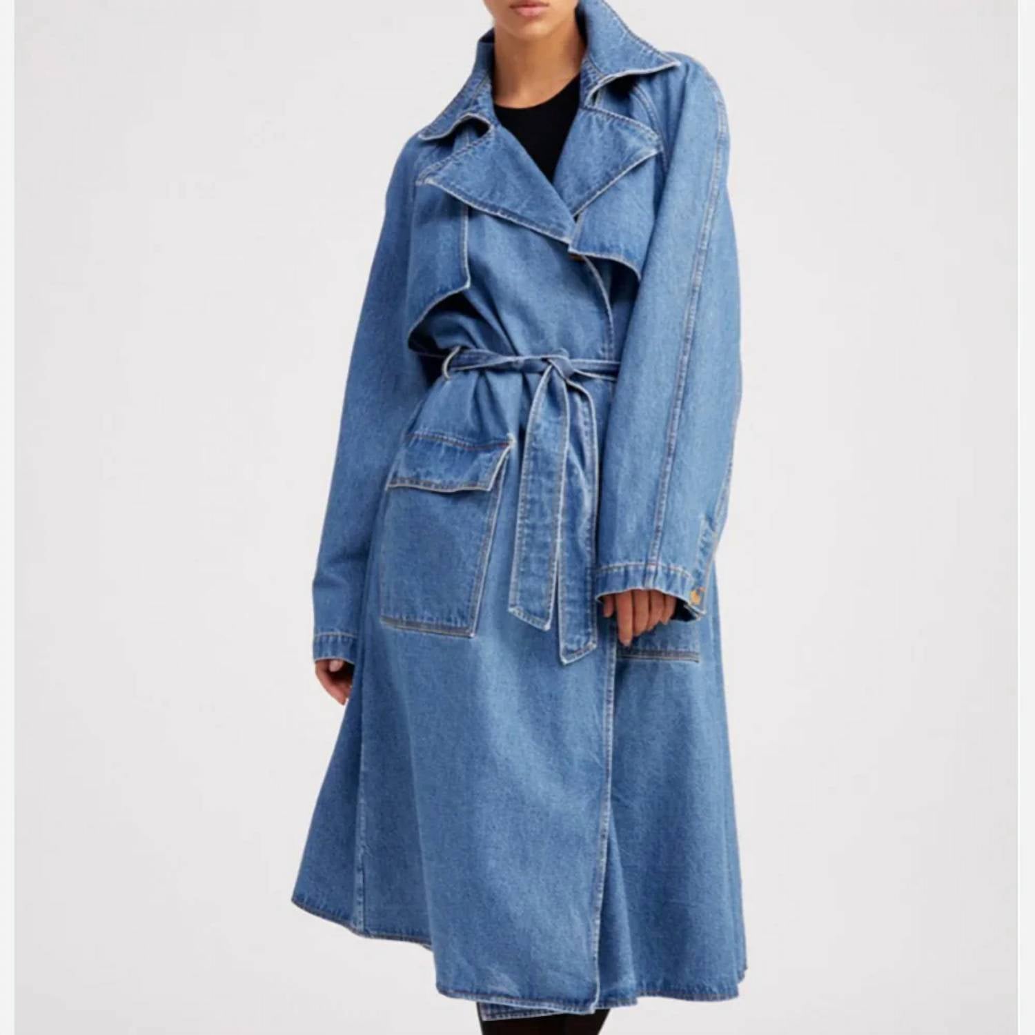 Sprwmn - Japanese Denim Trench Coat