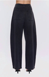 PISTOLA Lottie High Rise Relaxed Bowed Jeans in zen - women's jeans - detail view