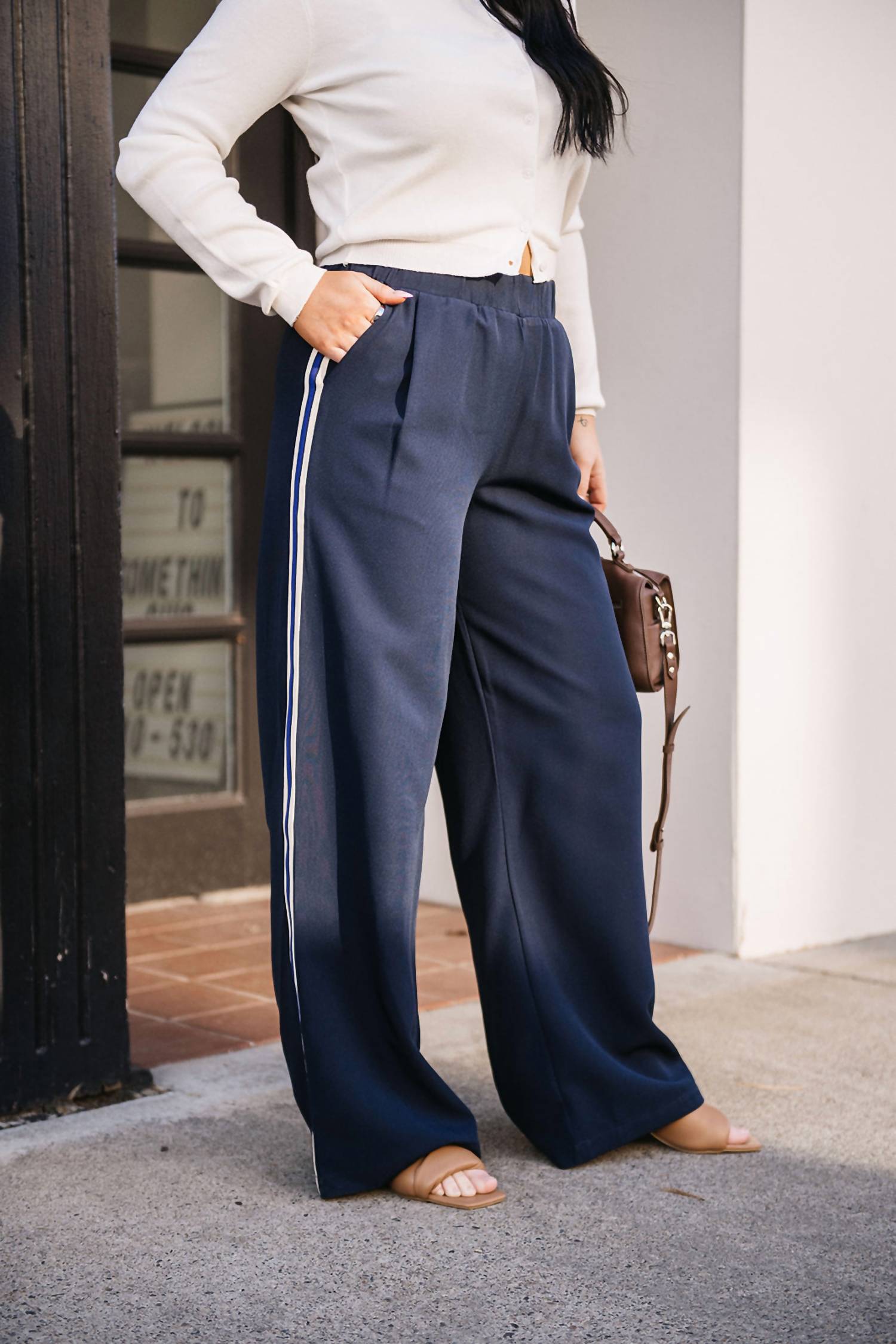 Bishop + Young - Side Stripe Pull On Pant