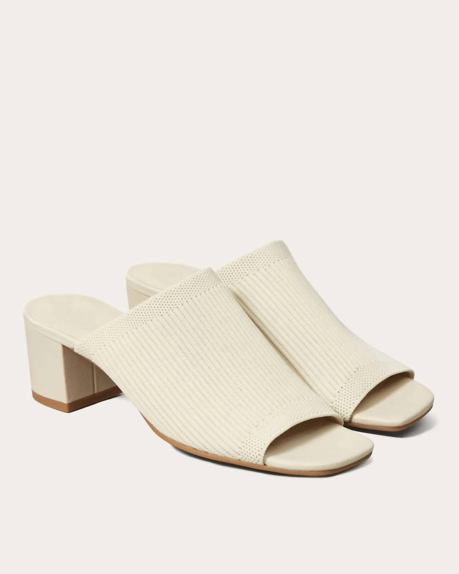Everlane Women's Glove Reknit Mule Shoes in bone - women's shoe