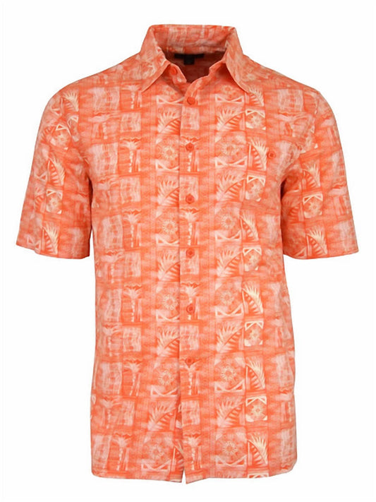 Weekender - Men's Hawaiian Mariana Cotton Print Shirt