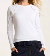 Lisa Todd - Pure Pima Rib Raglan Top