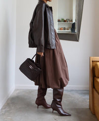 Collective - Knit Bubble Hem Midi Dress