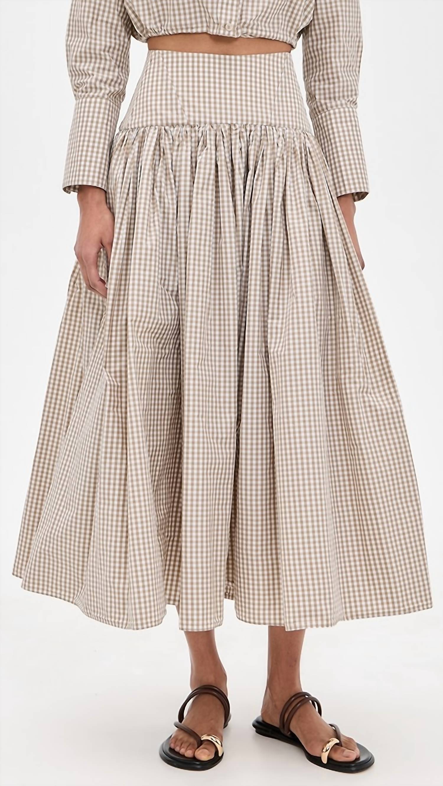 Alexis - Havara Pleated Midi Skirt