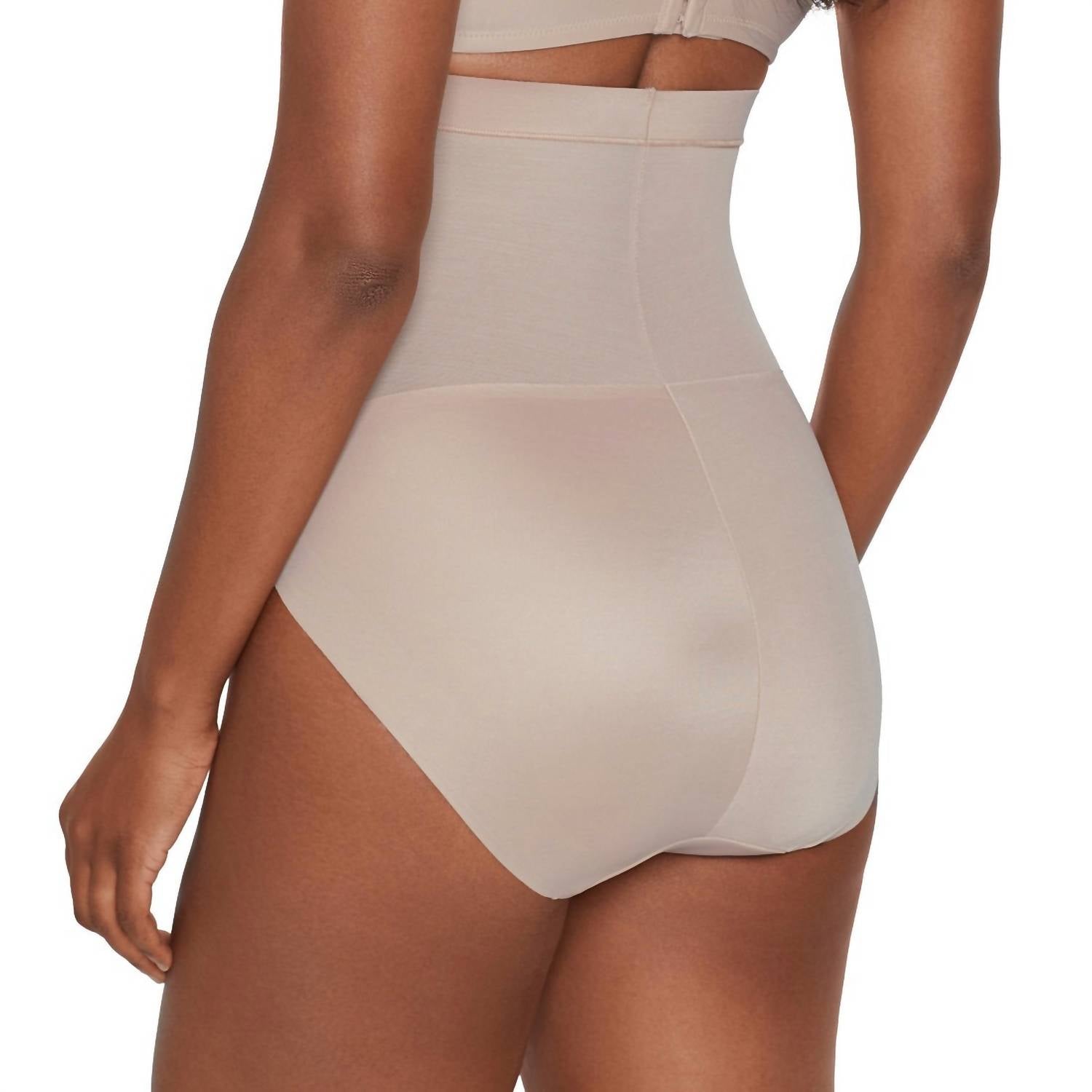 Miraclesuit Core Contour Hi-waist Brief in stucco - women's intimate - detail view