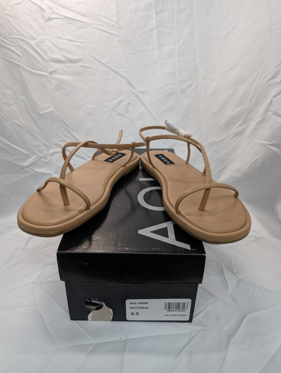 Aqua - Women's Vinni Slim Strap Sandals