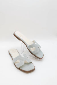 OASIS SOCIETY Women's Everlee Stylish Sandals in denim - women's sandal