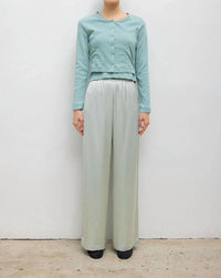 Leset - Pointelle Crop Cardigan