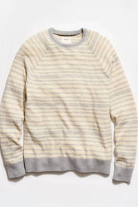 Billy Reid - Men's Raglan Stripe Crew Sweater