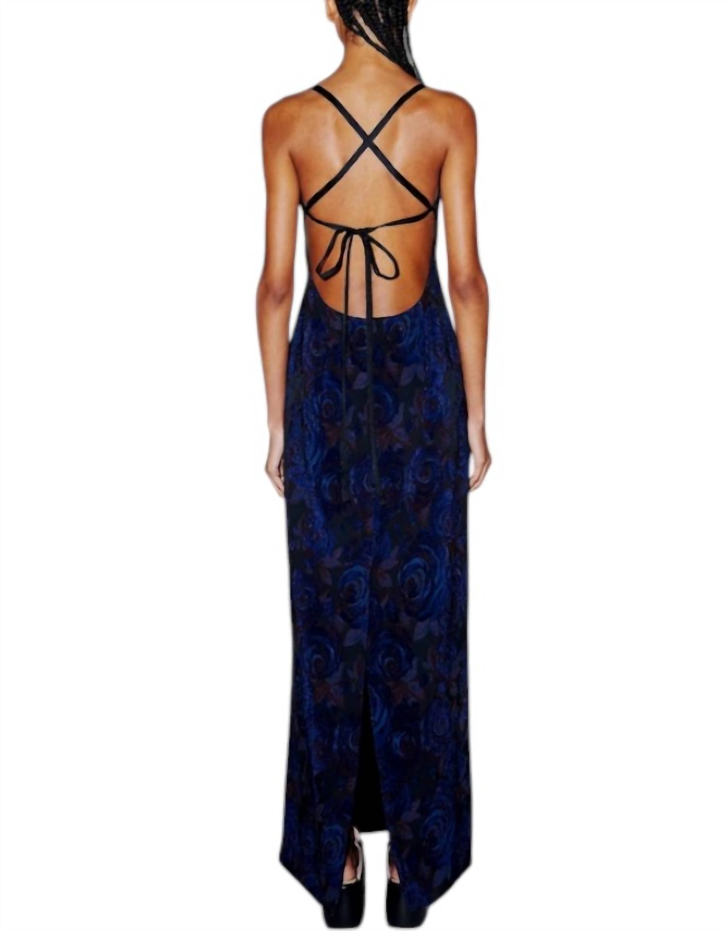 Rosetta Getty - Baroque Tie Back Corset Dress