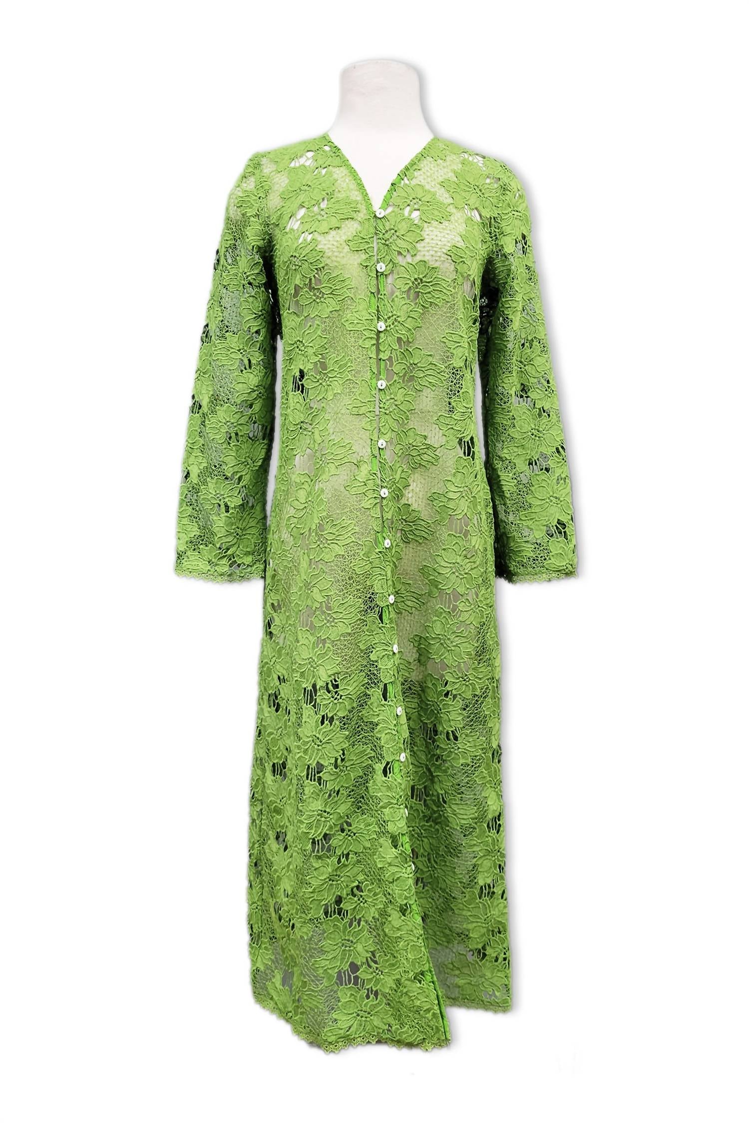 Paparazzi - Women's Lace Maxi Duster