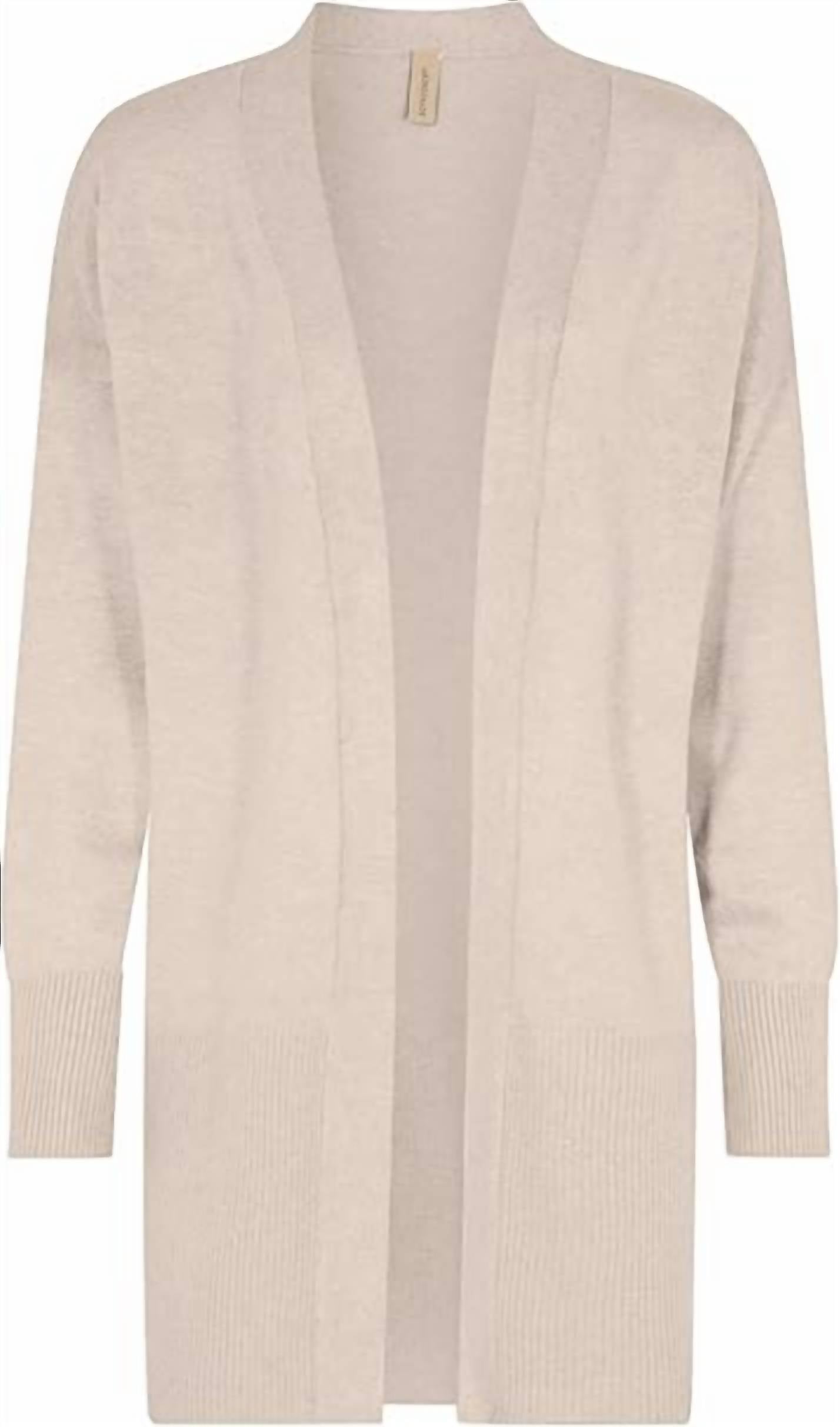Soya Concept Women's Dollie 523 Cardigan Top in cream - women's sweater
