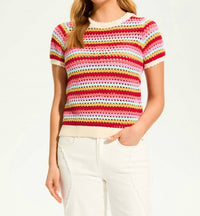 Fdj - Crochet Knit Top