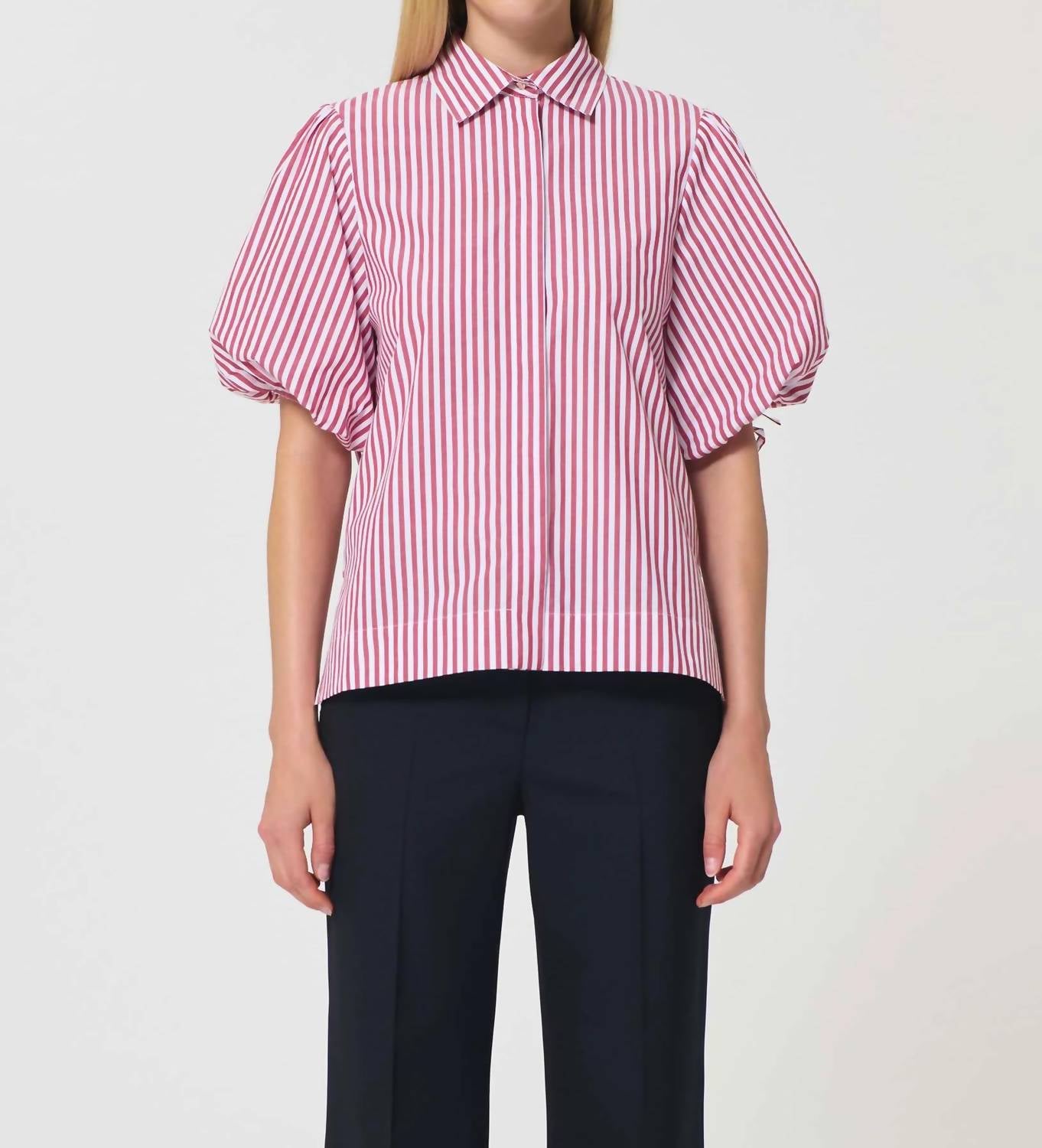 Tara Jarmon - Caly Striped Poplin Shirt