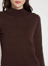 Lysse - Valery Smocked Mock Sweater