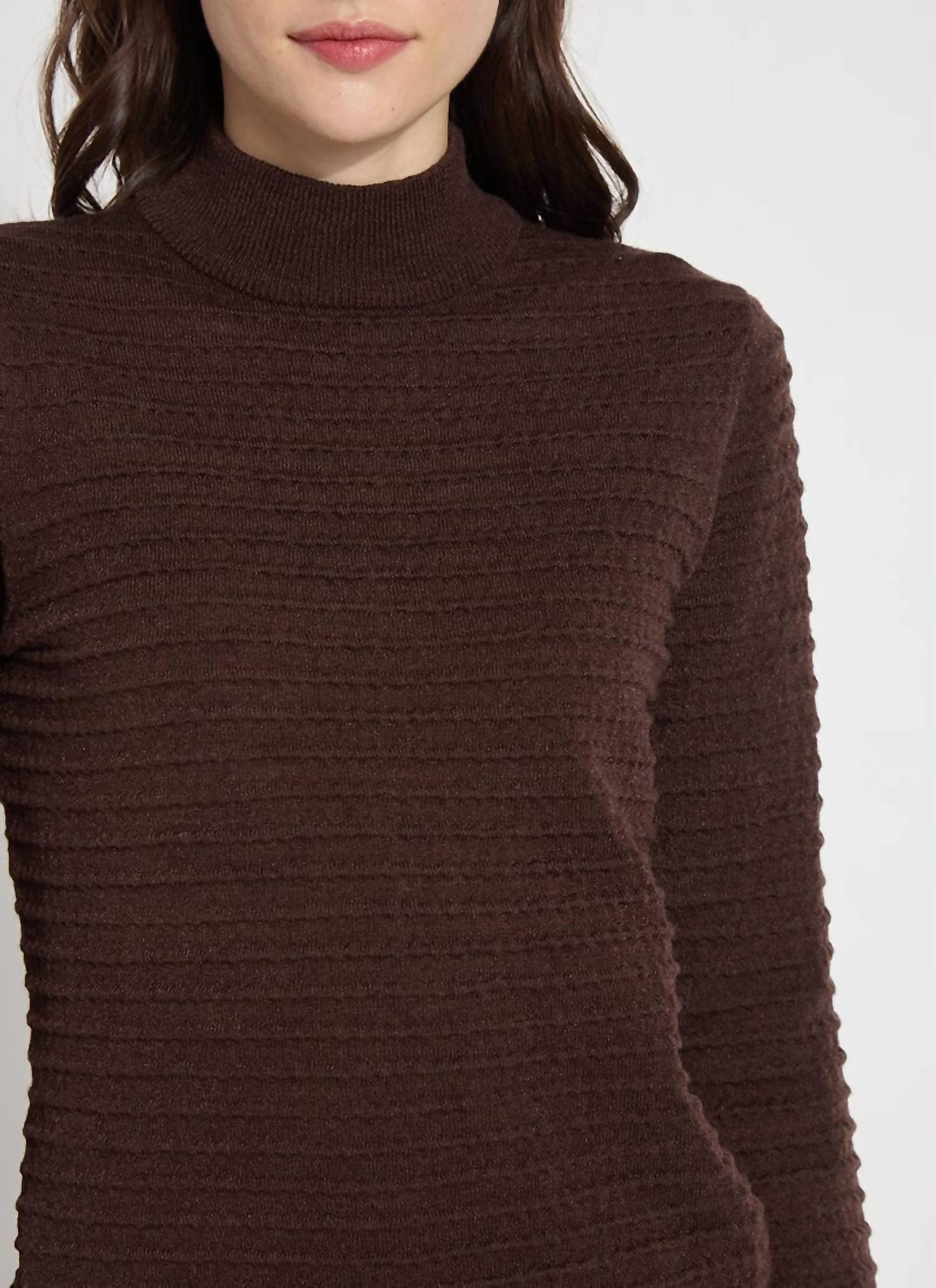 Lysse - Valery Smocked Mock Sweater