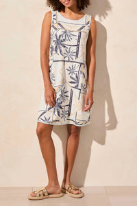 Tribal - Reversible Tropical Waters Sleeveless Dress
