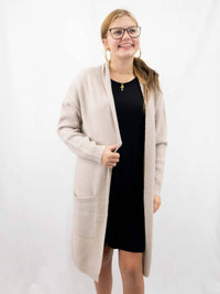 Hyfve - Women's Classy Fold Over Cardigan