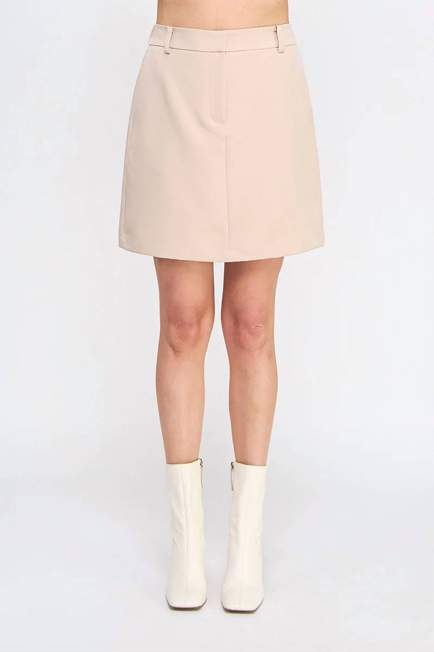 Allie Rose - Basic Mini Skirt