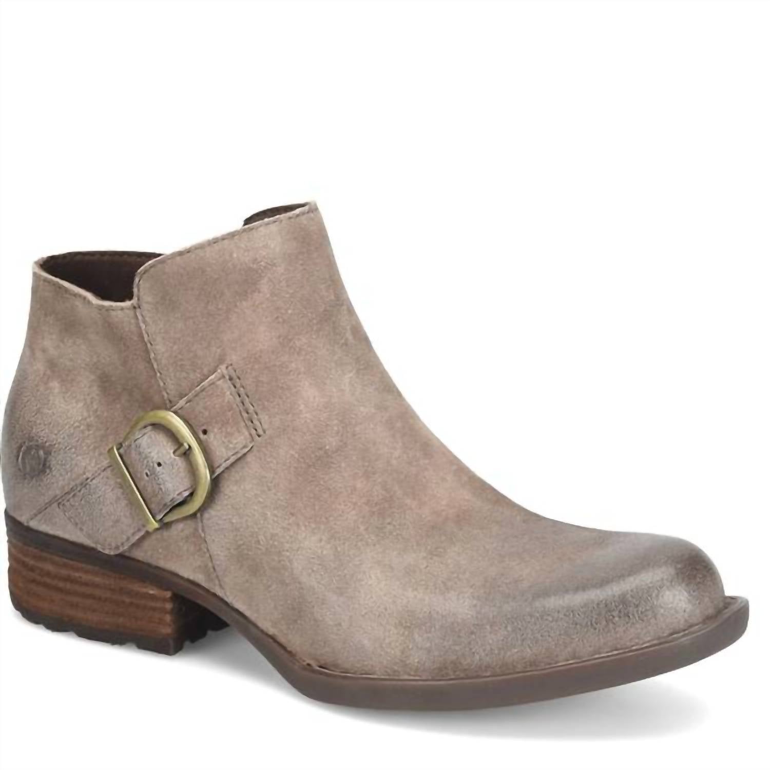 Born Women's Kace Classic Crafted Boots in taupe - women's shoe - detail view