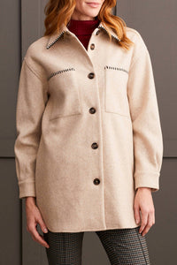 Tribal - Long Sleeve Button Front Coat