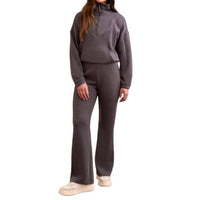Tribal - Techno Lux Rib Pull On Flare Leg Pants