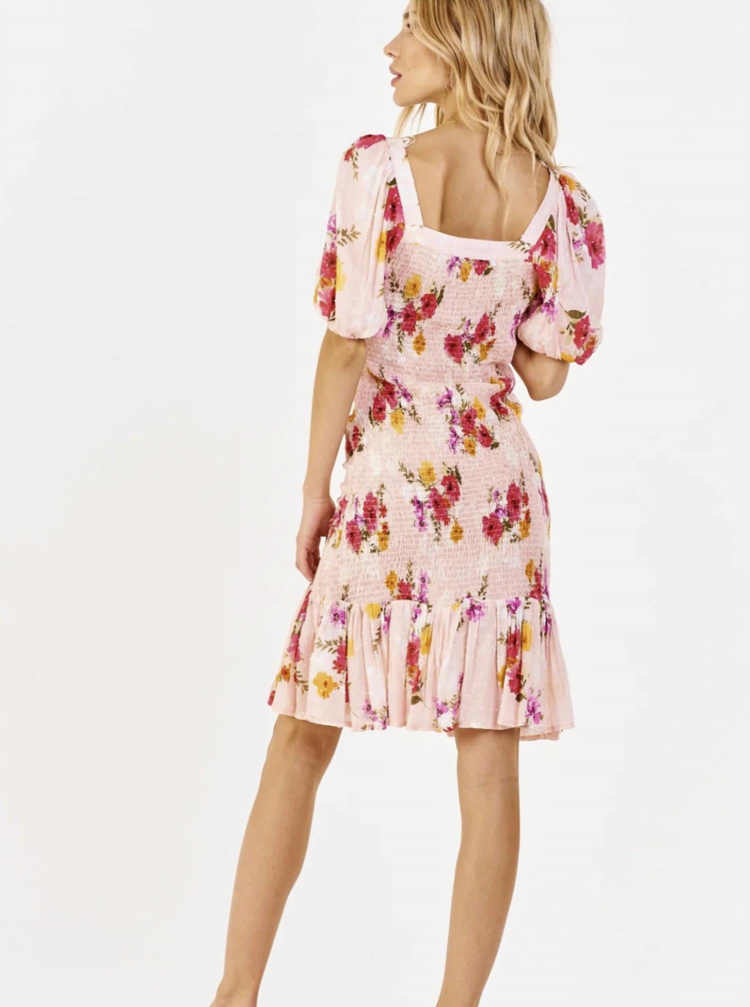 Dear John Denim - Camille Smocked Bodice Mini Dress