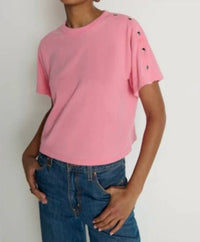 Nation Ltd - Ada Short Sleeve Button Tee
