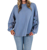 Easel - Harvest Stroll Contrast Top