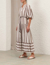 Zimmermann - Acacia Blouson Shirt Dress