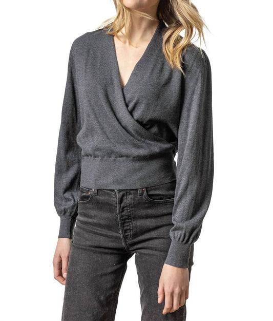 Lilla P - Long Sleeve Surplice Sweater