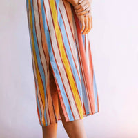Sunshine Tienda - Seaplane Stripe Island Midi Dress