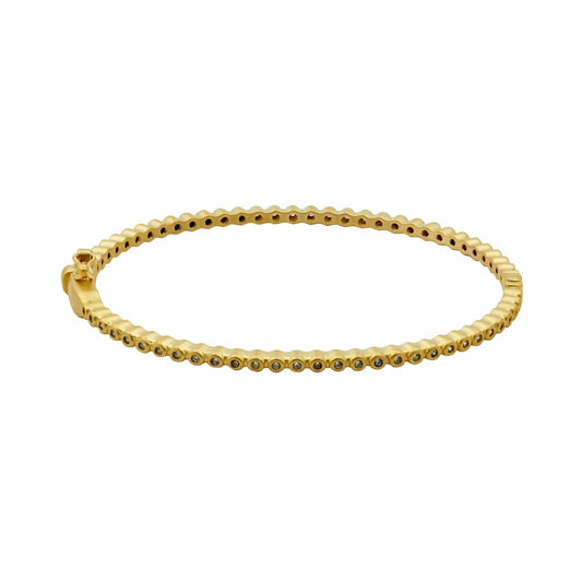 Frieda Rothman - Lux Pave Hinge Bangle