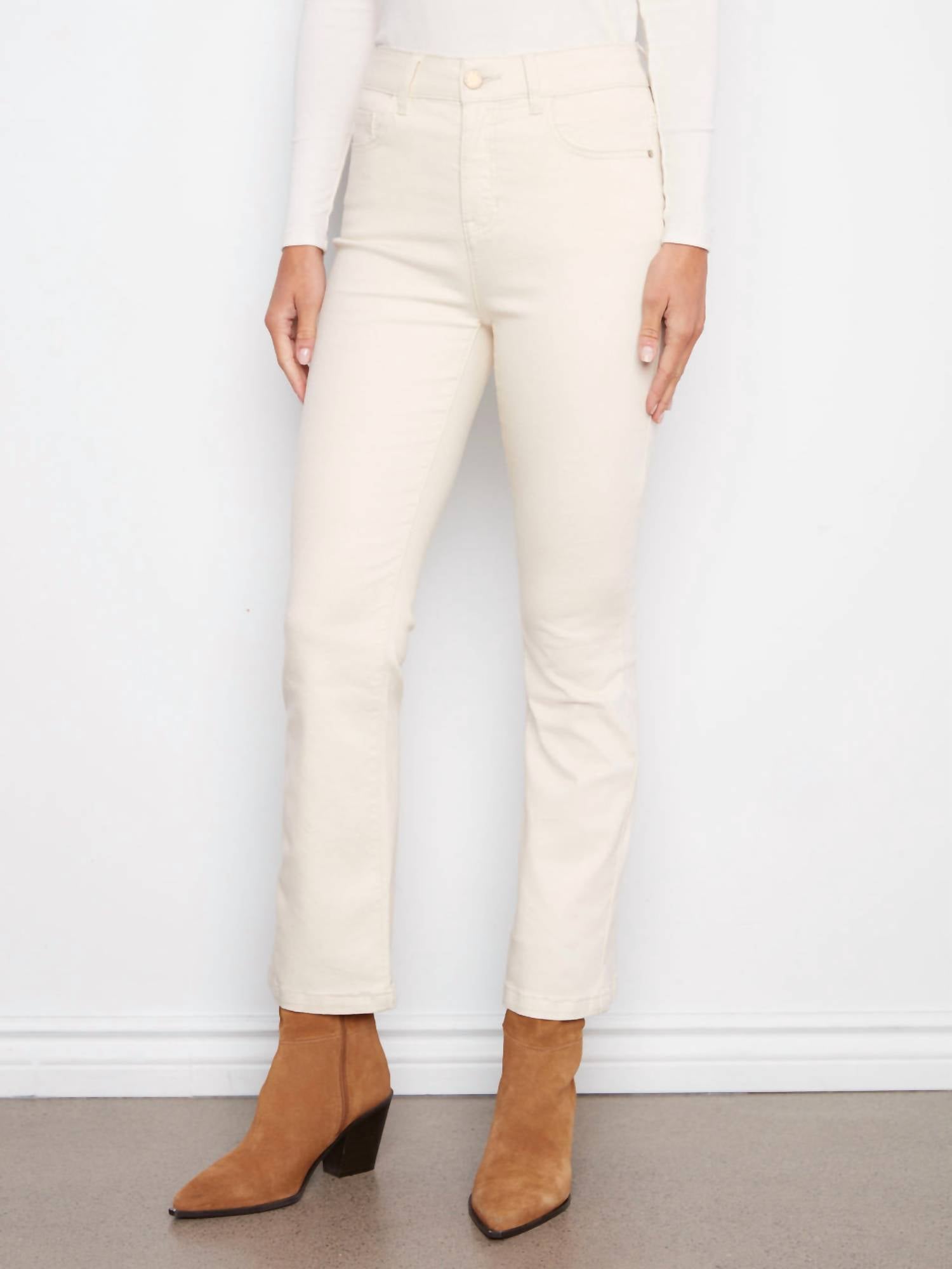 Charlie B - Bootcut Stretch Twill Pants