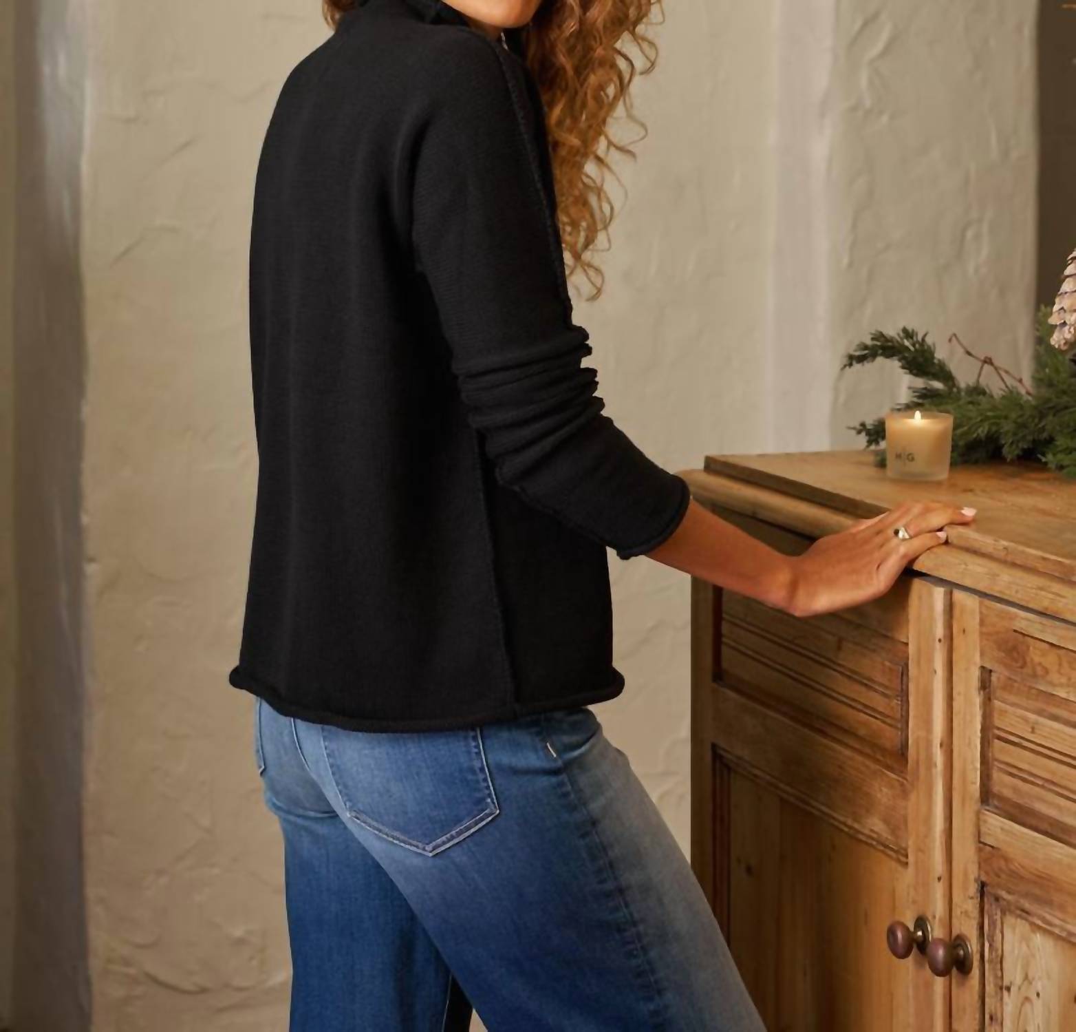 Frank & Eileen - Monterey Funnel Neck Sweater