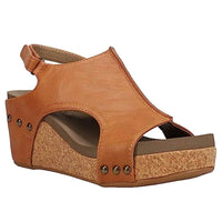 Corkys Footwear - Women Carley Smooth Wedge Sandals