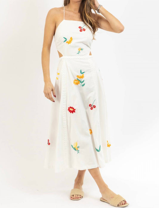 Mable - KIARA EMBROIDERED MIDI DRESS