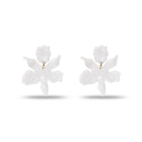 Lele Sadoughi - Women's Small Paper Lily Earrings