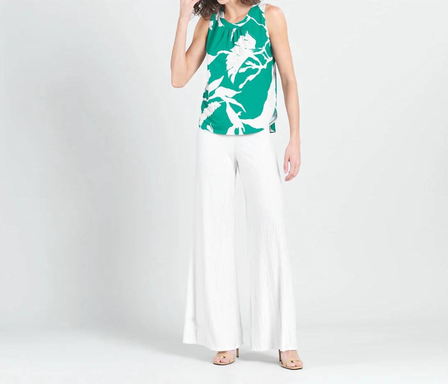 Clara Sunwoo - U-neck Curved Hi-low Tank Top