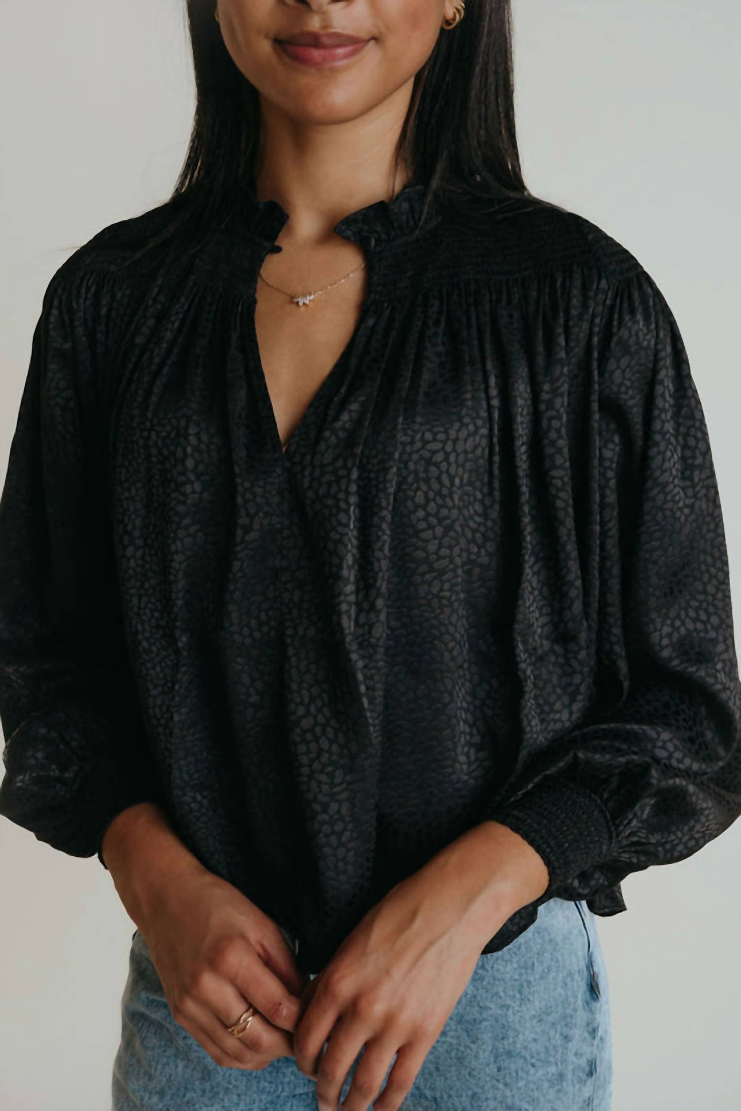 Laroque - Judy Smocked V Top